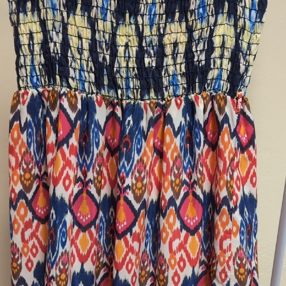 Multicolor Patterned Maxi Skirt - Picture 7 of 13